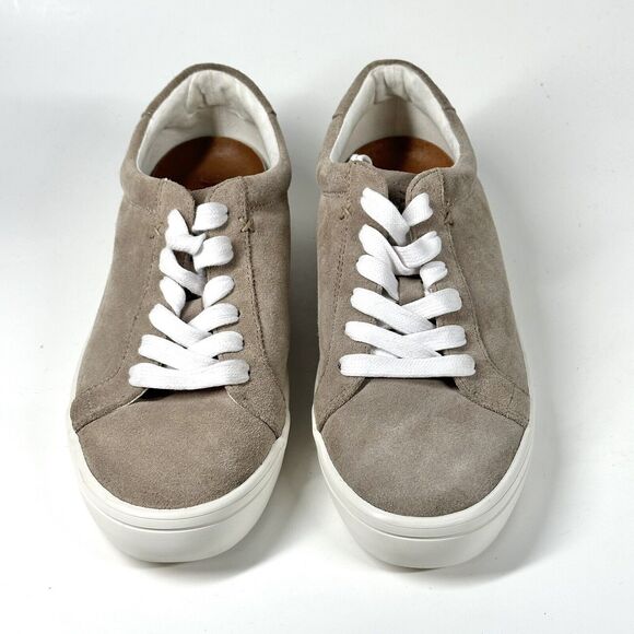 Frye Women's Shoes Size 9M Tan Round Toe Suede Leather Comfort Sneaker - Picture 3 of 16